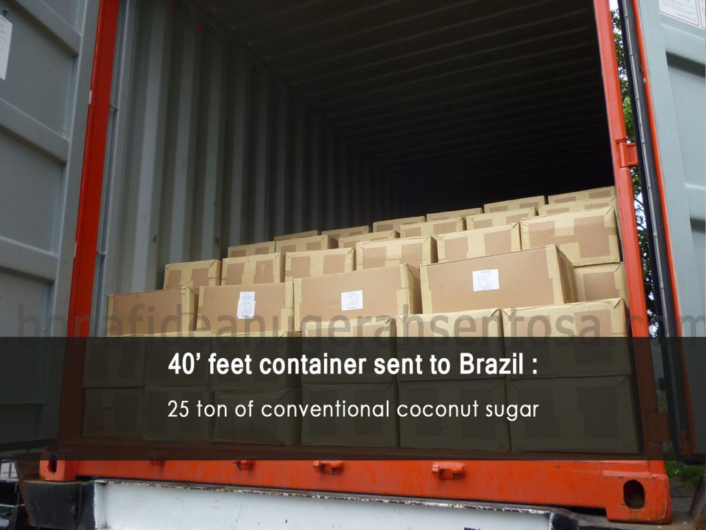 Coconut Sugar Indonesia to Brazil