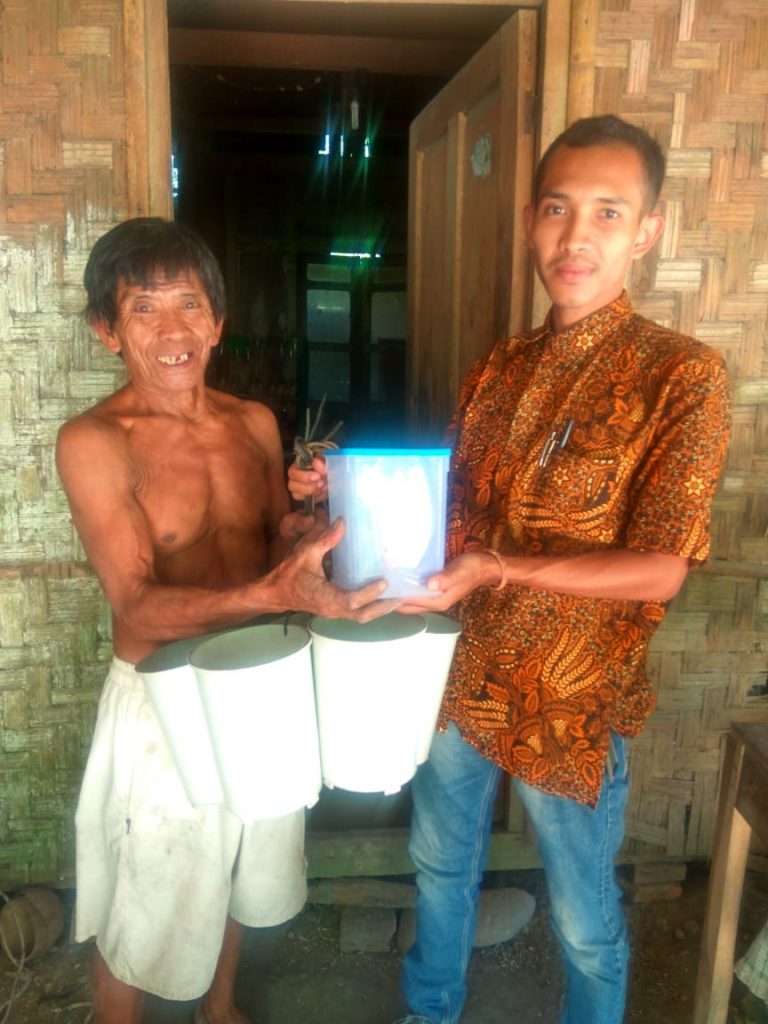 traditional coconut farmer