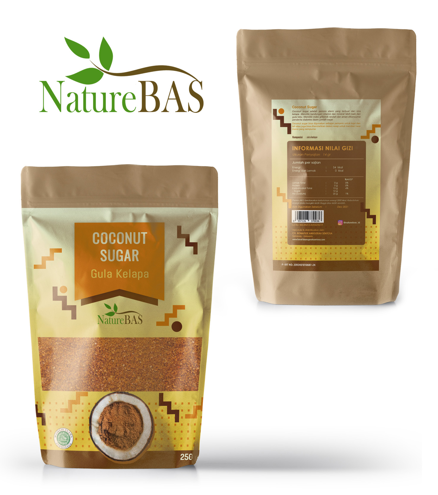 gula kelapa semut naturebas