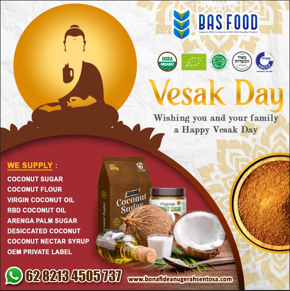 Happy Vesak Day Coconut Sugar