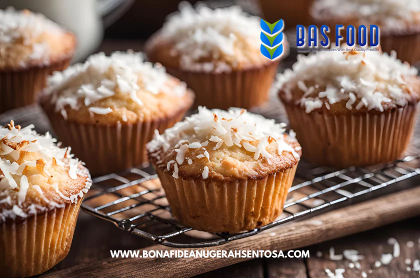 delicious coconut muffins using desiccated coconut