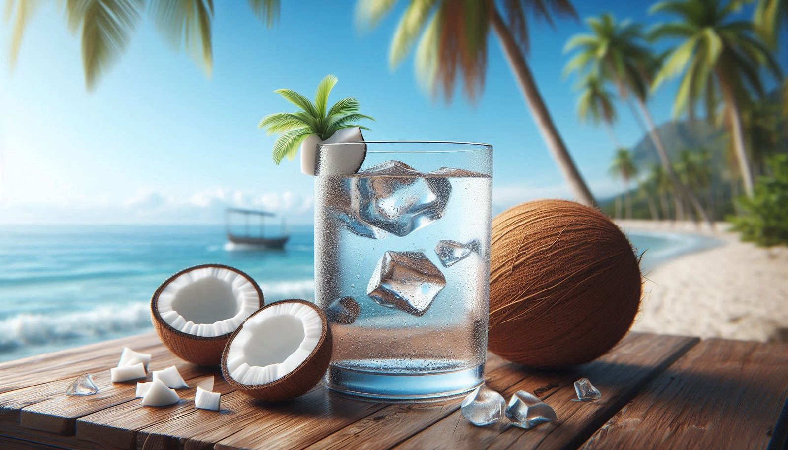 coconut water plain with sweet taste