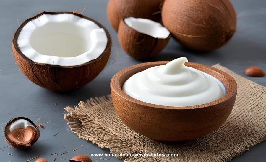 coconut milk cream from coconut cream