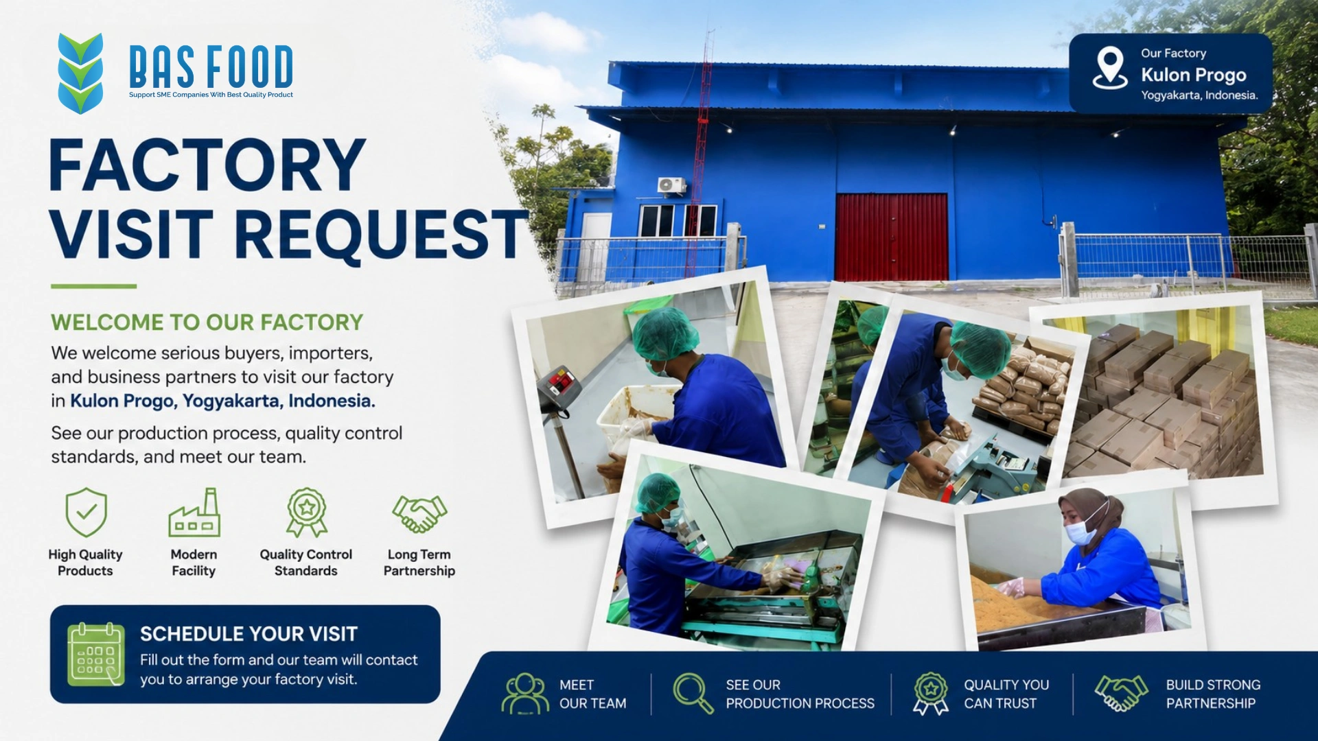 factory visit request