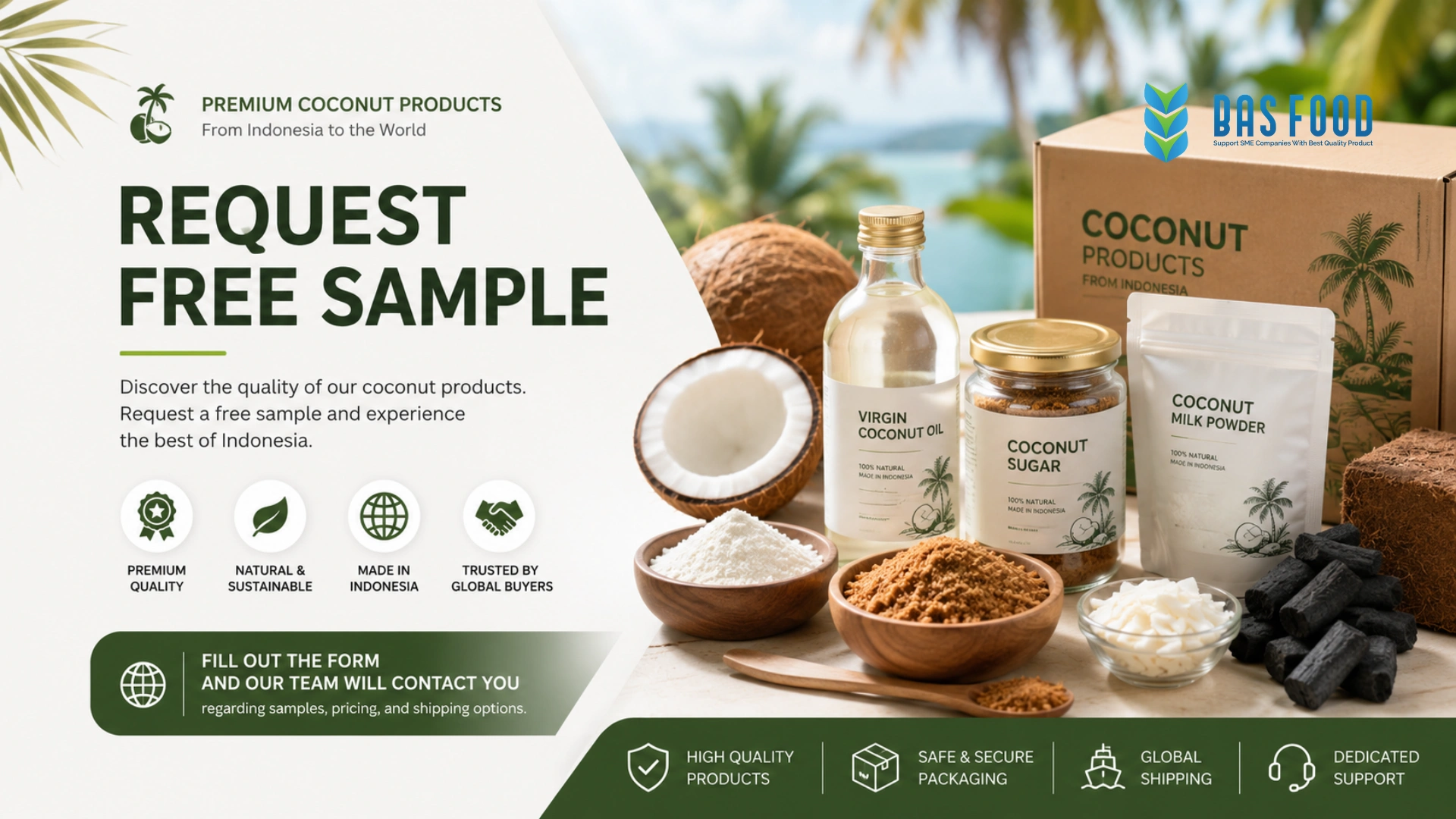 free sample coconut product