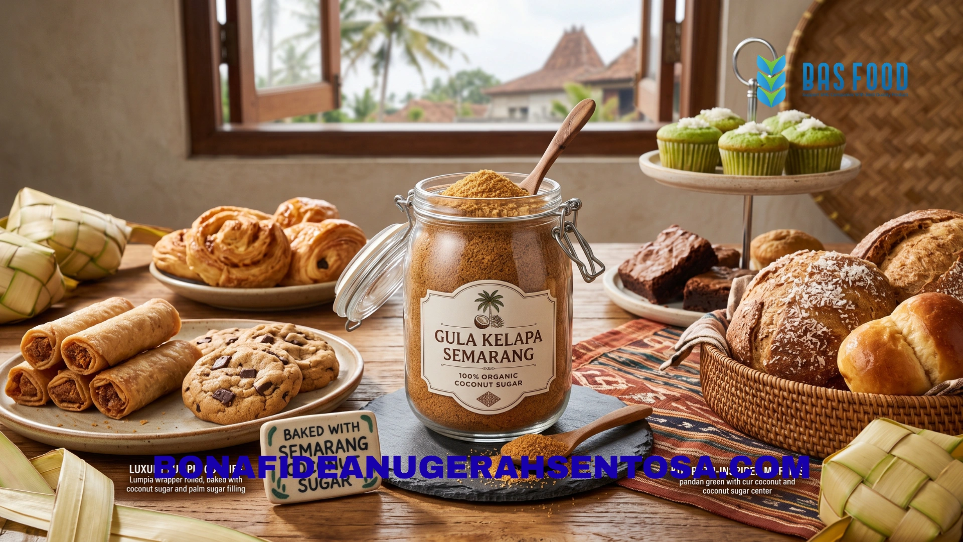 coconut sugar granules for baking