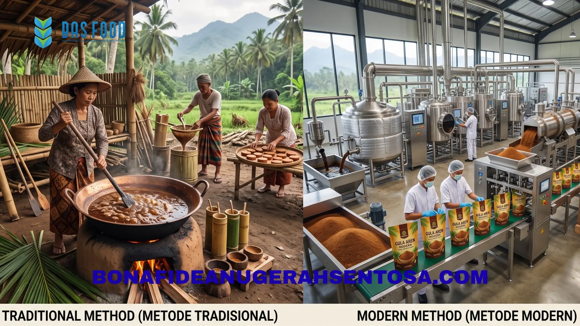 palm sugar processing methods