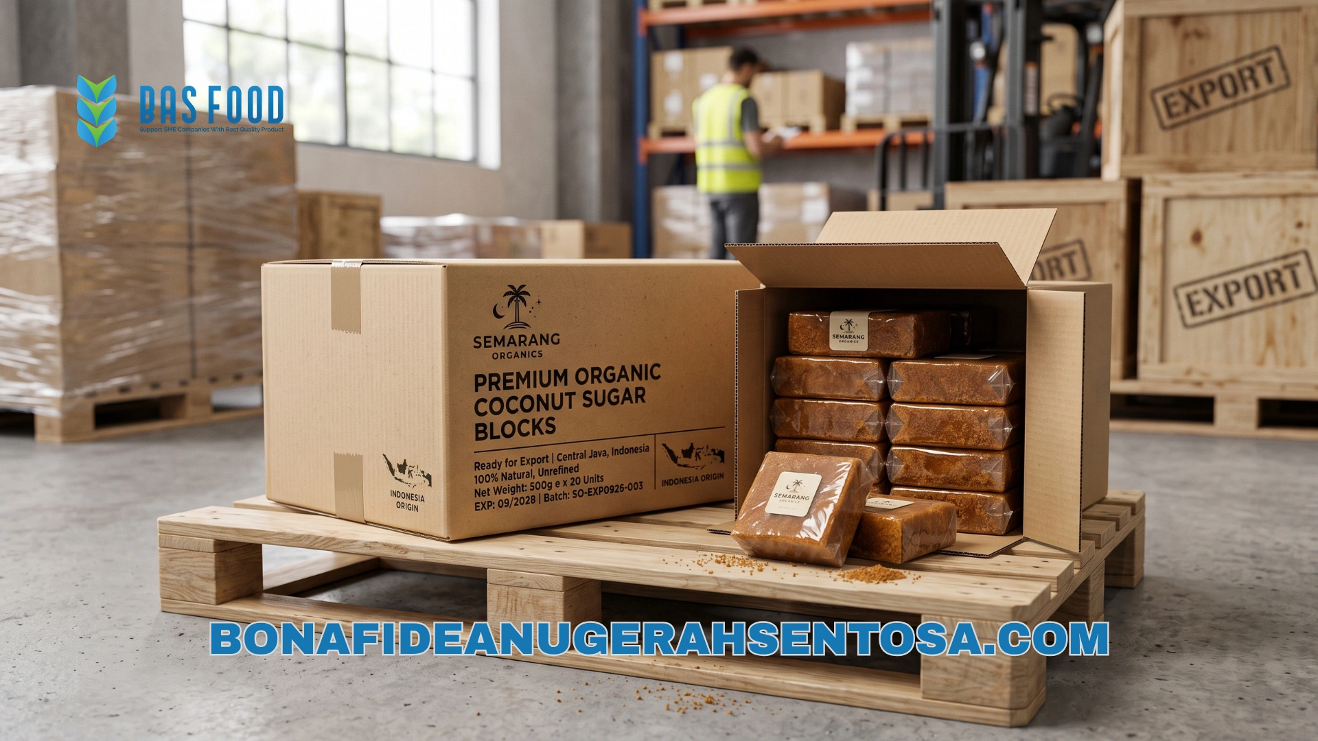 bulk coconut sugar blocks