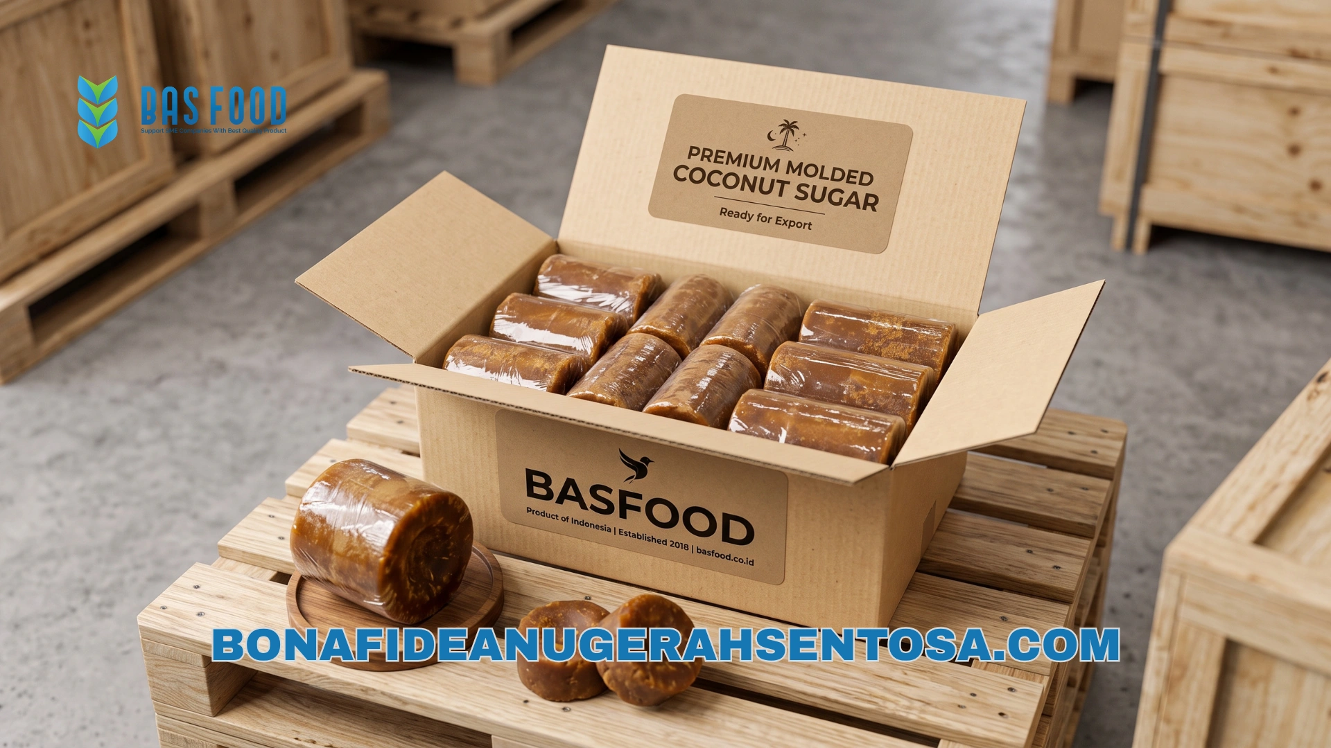 coconut sugar block packaging