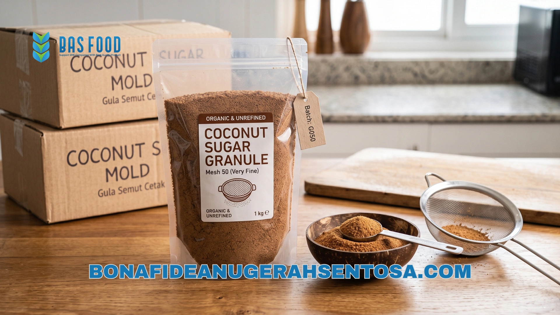 coconut sugar granule mesh 50