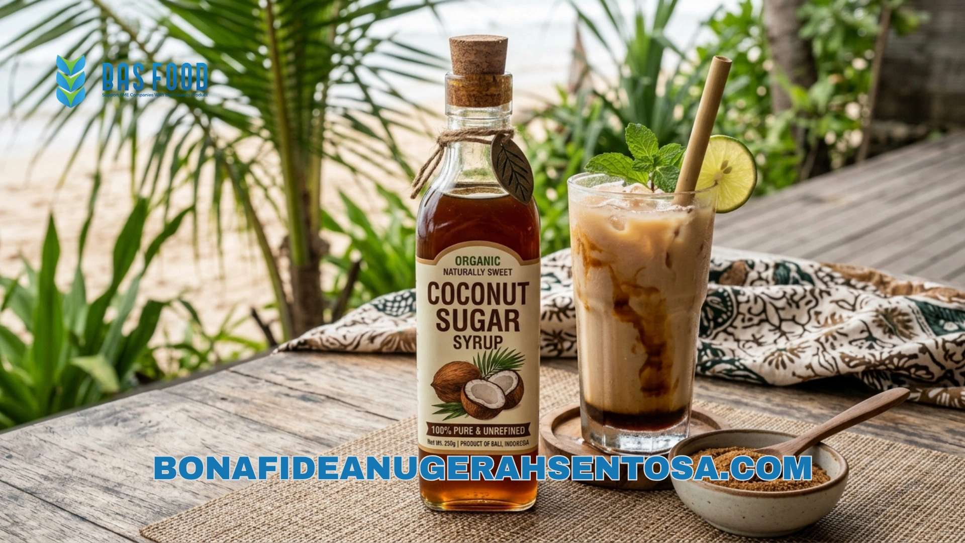 coconut sugar syrup for beverages