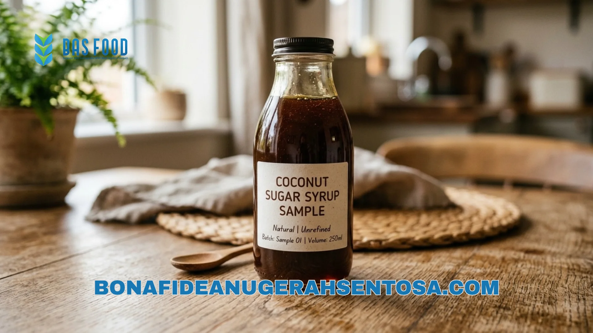 coconut sugar syrup samples