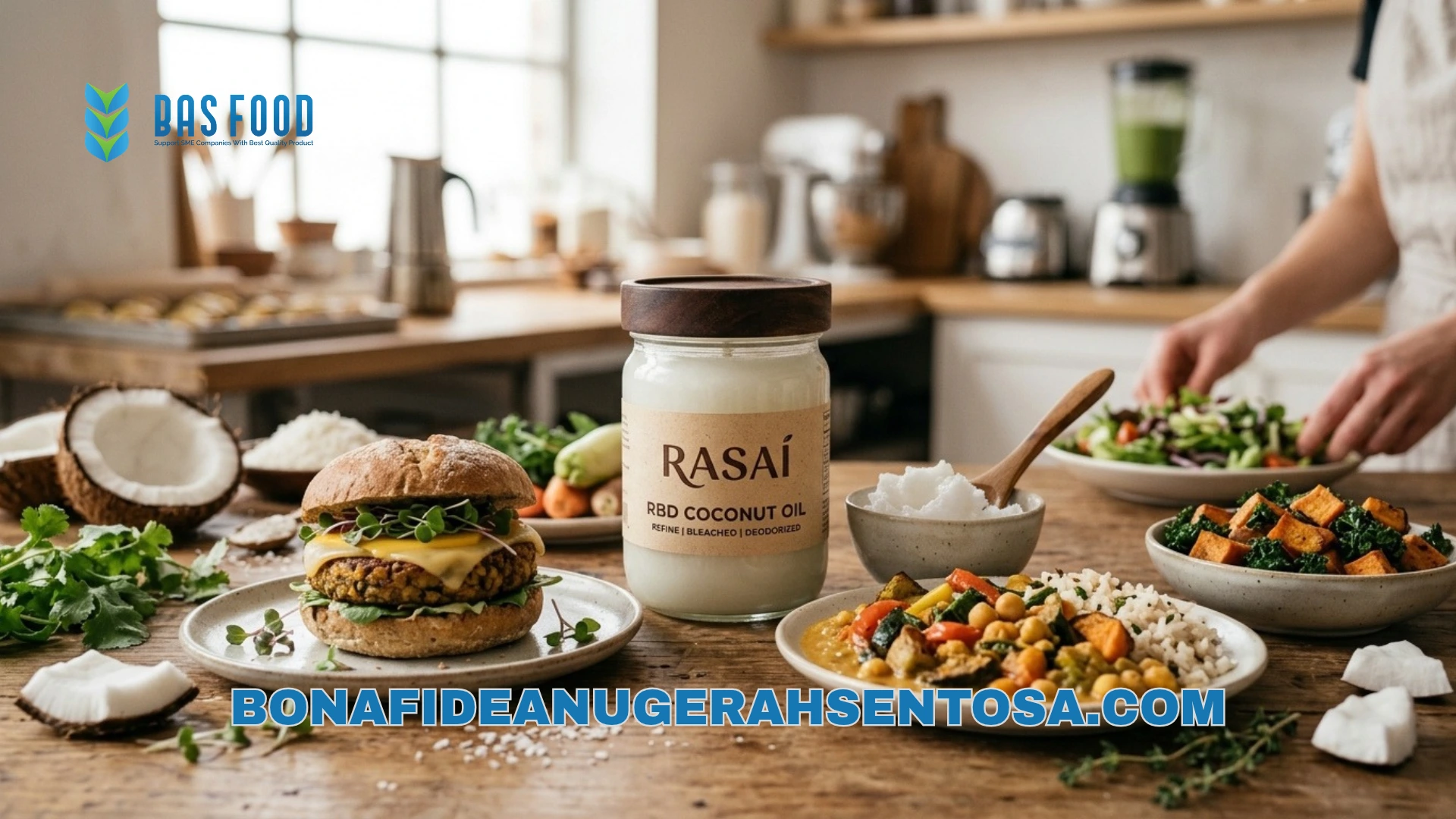 rbd coconut oil for plant based food